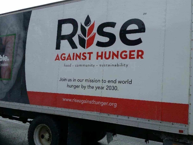 Rise Against Hunger truck